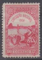 BRAZIL - 1908 National Exhibition. Scott 189. Mint Hinged - Unused Stamps