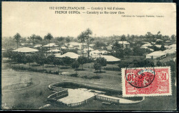 GUINÉE FRANCAISE - N° 37 / CPA CONAKRY A VOL D'OISEAU , LE 7/4/4908 , POUR LYON - TB - Andere & Zonder Classificatie