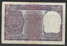 Inde Billet 1 Rupee, 1 RUPEE - Inde