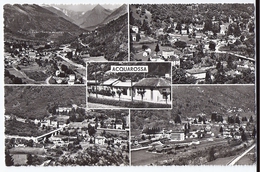 ACQUAROSSA: 5-Bild-AK Mit Bahnstation Und Zug ~1940 - Acquarossa