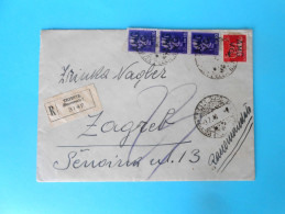 TRIESTE - AMG VG Venezia Giulia - 1946. Registered Letter ( Posta Raccomandata ) Travelled To Zagreb * Italy Italia - Poststempel