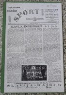 OSJECKI SPORT, ORGAN SLAVIJE 29 PIECES - 1933, 1934, 1935, 1936 - Idiomas Eslavos
