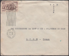 French West Africa 1952, Airmail Cover Bobo-Diulasso To Lyon W./postmark Bobo-Diulasso - Covers & Documents