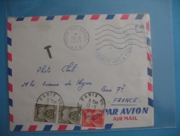 Lettre  AFN   1959   Taxe  50 F Gerbe - 1960-.... Briefe & Dokumente