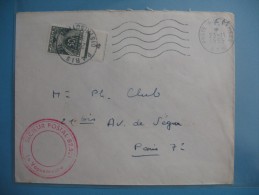 Lettre  AFN   1959   Taxe  50 F Gerbe - 1960-.... Storia Postale