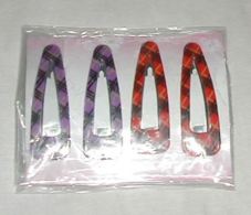 Lot De 4 Pinces à Cheveux - Accessoires