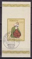 AC- TURKEY STAMP -  750th ANNIVERSARY OF THE BIRTH OF MEVLANA CELALEDDIN I RUMI, JALAL AD DIN MUHAMMAD RUMI MNH 1957 - Hojas Bloque