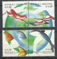 ARGENTINA 1992 - ECOLOGICAL SYSTEM PRESERVATION - CPL. SET - USED OBLITERE GESTEMPELT USADO - Gebruikt