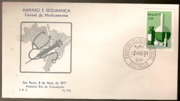 Brazil & FDC Medicines And Safety,  São Paulo 1977 (1255) - FDC