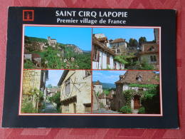 Dep 46 , Cpm Saint CIRQ LAPOPIE , Multivues , C 85/46 (189) - Saint-Cirq-Lapopie