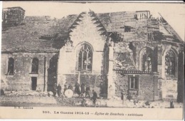 Dep 62 - La Guerre 1914 - Eglise De Bouchois - Extérieure   : Achat Immédiat - Otros Municipios
