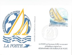 France -Postal Stationary 1993 : Les Postiers Autour Du Monde - Sailing