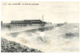 (516) Very Old Postcard - Carte Ancienne - France - Le Havre La Bourse And Bridge - Banques