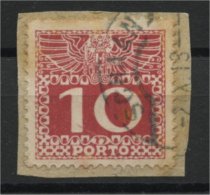 LIECHTENSTEIN FORERUNNER 10H DUE STAMP FROM AUSTRIA - ...-1912 Préphilatélie