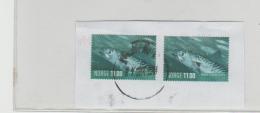 Norwegen 001 / Ausschnitt Mit 2 Marken Von 2007 (Fische)  O - Used Stamps