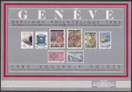 UN - United Nations Geneva 1983 Cancelled Souvenir Folder - Year Pack - Sin Clasificación