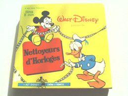 SUPER 8 - NETTOYEURS D HORLOGE - WALT DISNEY - Filmspullen: 35mm - 16mm - 9,5+8+S8mm