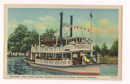 ::: SUWANEE, Stern Steamer, Restored At Greenfield Village, Dearborn, Michigan - 1952 - Timbres Jefferson - - Dearborn