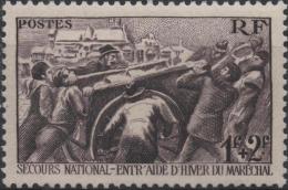 FRANCE 497 ** MNH Secours National Populaire Réfugiés Hiver Misère Entr'Aide Du Maréchal Pétain à 20% - Contre La Faim