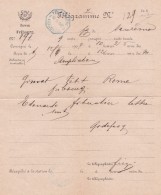 Suisse - Télégramme - Postmark Collection