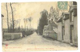 Carte Postale  Ancienne Marcilly-le-Hayer (10)  Rue Du Moulin - Marcilly