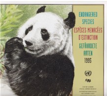UN - United Nations "Endangered Species 1995" MNH Special Folder With New York/Geneva/Vienna Joint Issues - Emisiones Comunes New York/Ginebra/Vienna