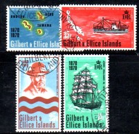 CI714 - GILBERT & ELLICE , Serie Completa Usata N. 161/64 - Gilbert- Und Ellice-Inseln (...-1979)