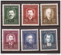 1960 X 917-25  JUGOSLAVIJA  SLOVENIJA CROAZIA SERBIA  PERSONS     MNH - Neufs