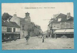 CPA - Circulé - Commerces Place De La Mairie NOISY-LE-GRAND 93 - Noisy Le Grand