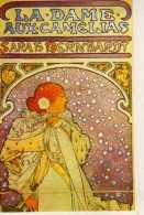 Alphonse MUCHA Carte Moderne, La Dame Aux Camelias (detail) - Mucha, Alphonse