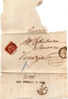 1875  LETTERA CON ANNULLO CAMPOBASSO - Servizi