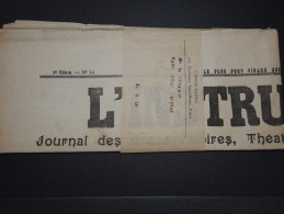 FRANCE - Exemplaire N° 14 De L'Instrumental Reçu Mais Non Ouvert - 1922 - A Voir -  P20702 - Kranten