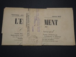 FRANCE - Exemplaire N° 108 De L´Enseignement Reçu Mais Non Ouvert - 1917 - A Voir -  P20703 - Giornali