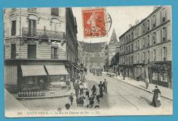 CPA 163 - Circulé - La Rue Du Chemin De Fer SAINT-DENIS 93 - Saint Denis