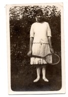 Carte Photo Joueuse De Tennis - Tennis