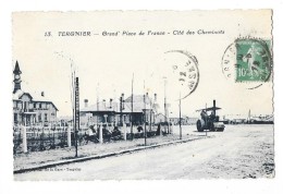 TERGNIER (02) Place De France Cité Des Cheminots Rouleau à Vapeur - Altri & Non Classificati