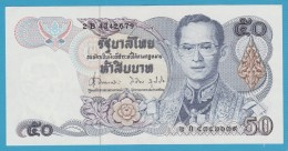 THAILAND 50 BAHT ND (1985-1996)  P# 90b  SERIAL# 2B  Sign.62  - UNC - - Thailand