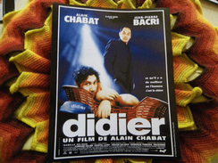 Affichette Couleur 30x24 DIDIER...  Chabat / Bacri... - Cinema Advertisement