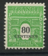 FRANCE - ARC DE TRIOMPHE - N° Yvert 706** - 1944-45 Arco Di Trionfo
