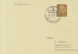 Sudetenland 25.03.1939 Hindenburg 3 Pf Drucksache Hradec Kralove Königgrätz - Région Des Sudètes