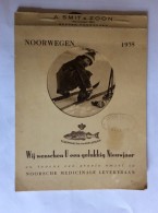 NORWAY  VINTAGE  CALENDAR   1935.  A. SMIT & ZOON  BERGEN   20 X 15 Cm - Big : 1921-40