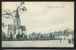 G. CPA - BASSEVELDE - Markt En Kerk - Carte Animée  // - Assenede