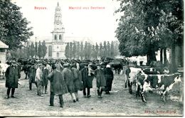 N°61 J -cpa Bayeux -marché Aux Bestiaux- - Fairs