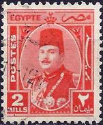 Egypt 1944 - King Farouk ( Mi 269 - YT 224 ) - Usati