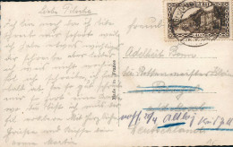 Liebesbriefkarte, Liebesmotiv Saargebiet 1930 MiNr. 113 "Freimarken" ( Briefe_0029 ) - Cartas & Documentos