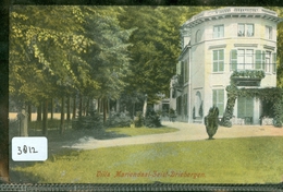 ANSICHTKAART * ZEIST * VILLA MARIENDAAL GELOPEN IN 1910 NAAR SNEEK (3812) - Zeist