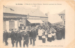 80-LE CROTOY- FÊTE DE SAINT-PIERRE- MATELOTS PORTANT LA CHÂSSE - Le Crotoy