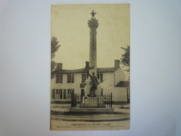 SAINT-MICHEL-en-L'HERM  (Vendée)  :  Monument élevé à La Mémoire De Nos  Enfants Morts Au Champ D'Honneur  1922  - Saint Michel En L'Herm