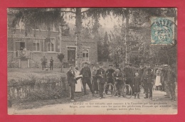 Gendarmes Belges à La Frontière Franco-Belge ( Givet ), Ramenant Des Extradés - 1907 ( Voir Verso ) - Polizei - Gendarmerie
