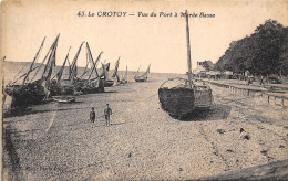 80-LE CROTOY- VUE DU PORT A MAREE BASSE - Le Crotoy